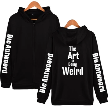 

Rapper Die Antwoord Ninja Yo-Landi Vi$$er DJ Hi-Tek HipHop 2D Print Zipper Hoodies Sweatshirt Women/men Fashion Hoodies Zippers