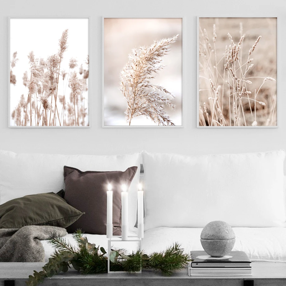 Dried-Flower-Plant-Beige-Reed-Wheat-Nordic-Posters-And-Prints-Wall-Art-Canvas-Painting-Wall-Pictures (2)