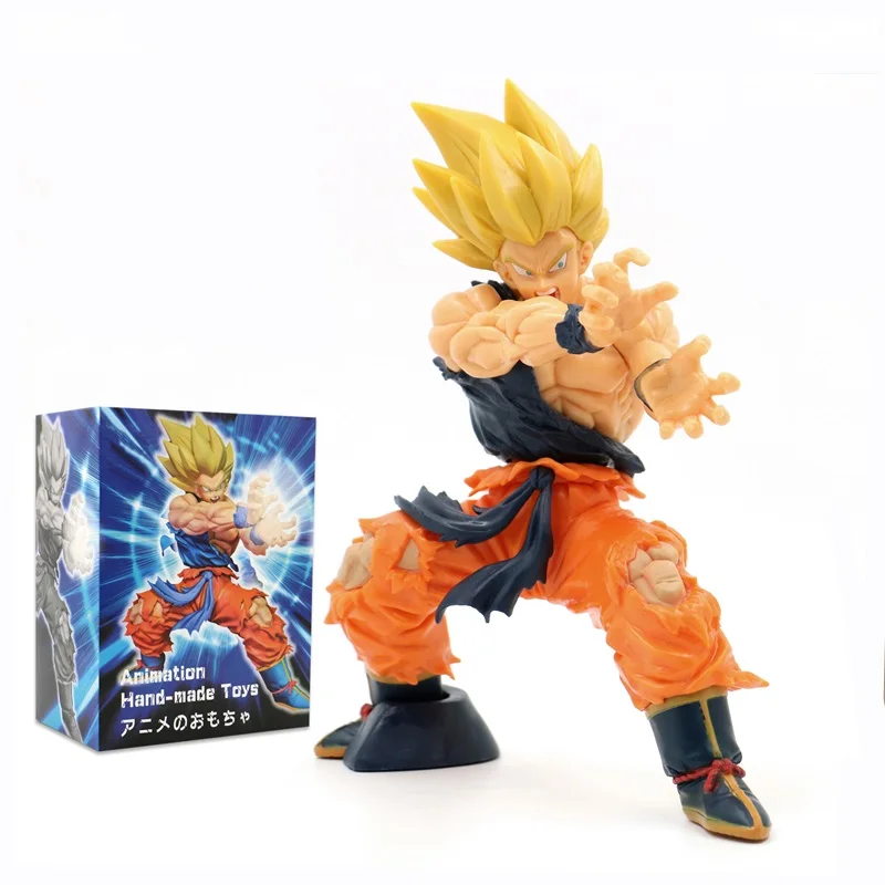 2019 Аниме Фигурка Dragon Ball Z Son Goku Super Saiyan Kakarotto Shock ПВХ фигурка игрушки DBZ