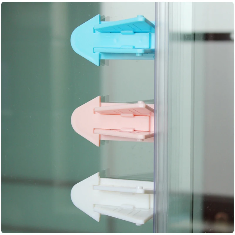 

Baby Safety Lock for Sliding Door Window Children Protection Lock Anti-pinch Wings Kids Safety Lock for Push-pull Door