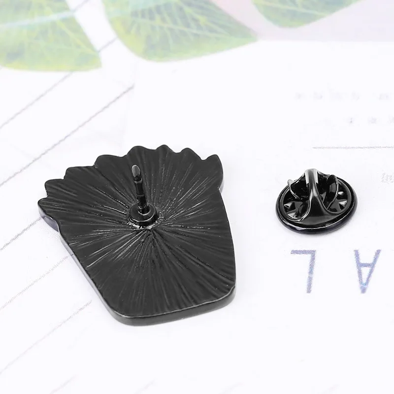 

Europe And America Hot Sales New Products Cartoon Cute Succulents Brooch Clothing Bag Accessories