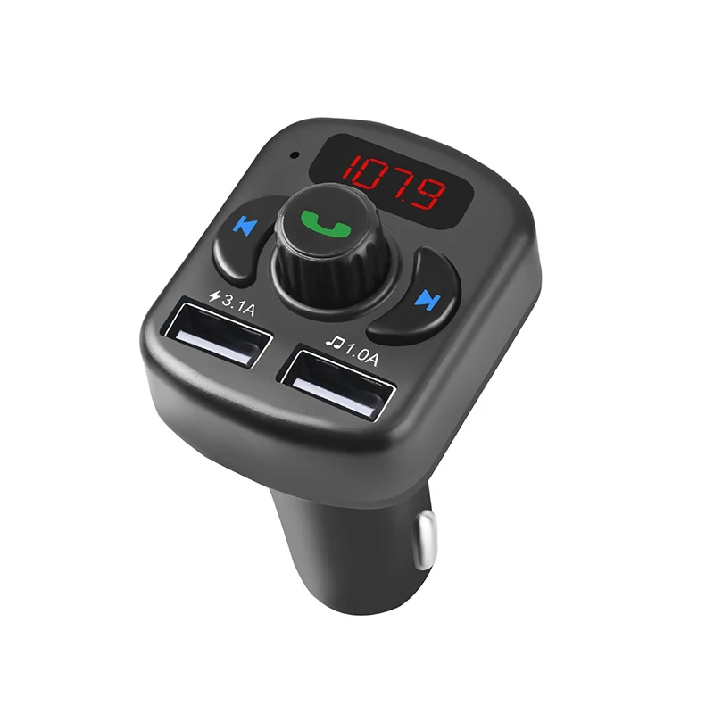 Авто Bluetooth Hands-free AUX аудио приемник fm-плеер передатчик USB плеер