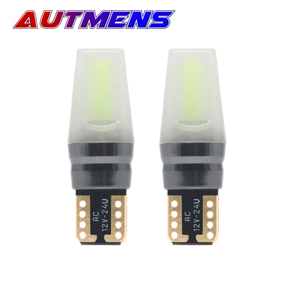 

100PCS W5W T10 1W 2W 12V 24V LED 194 168 SUPER Bright Led Parking Bulb Auto Wedge Clearance Lamp CANBUS License Light Bulbs