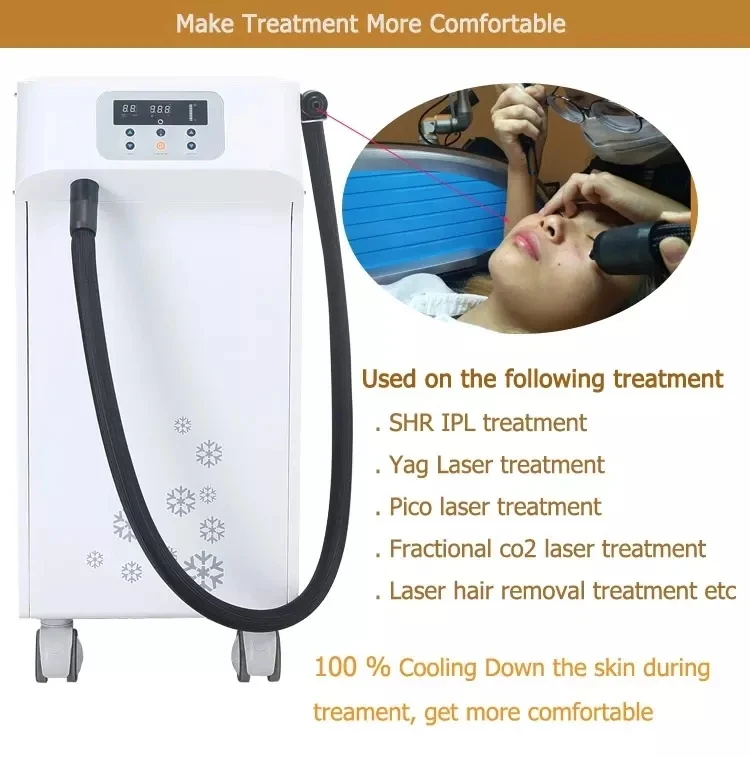 New cryo air cooling machine laser cooler zimmer cooling machine zimmer cryo chiller reduce pain
