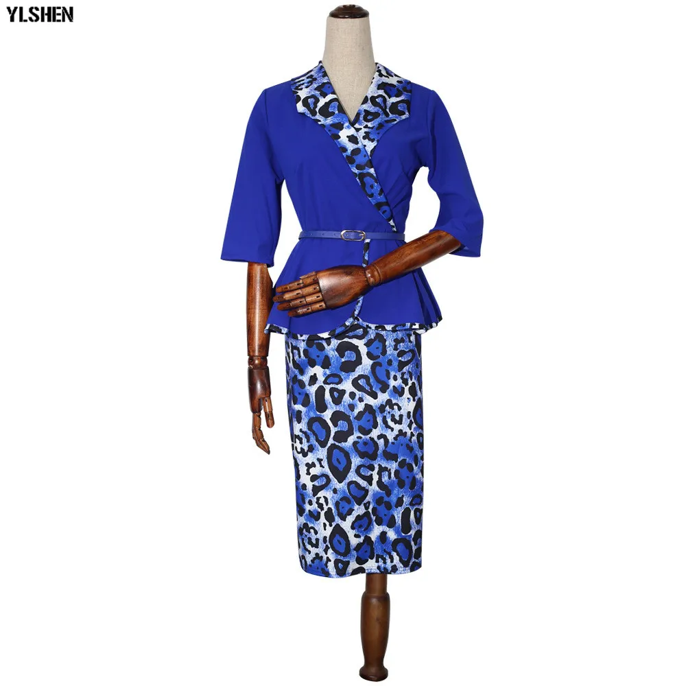 African Dresses for Women Dashiki Print African Skirt 2 Piece Set Ankara African Dress Clothes Basin Riche Robe Boubou Africaine 06