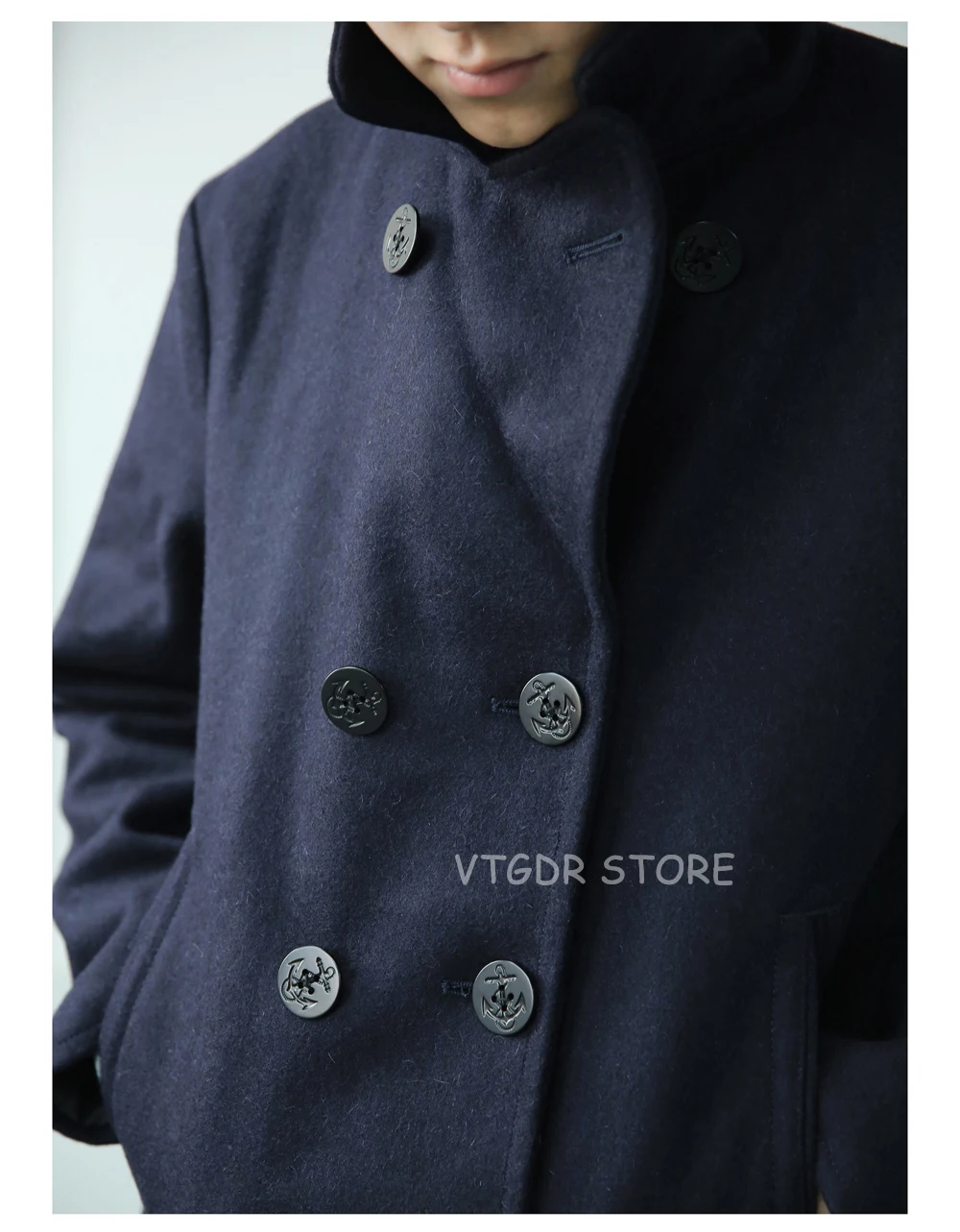 wool reefer jacket