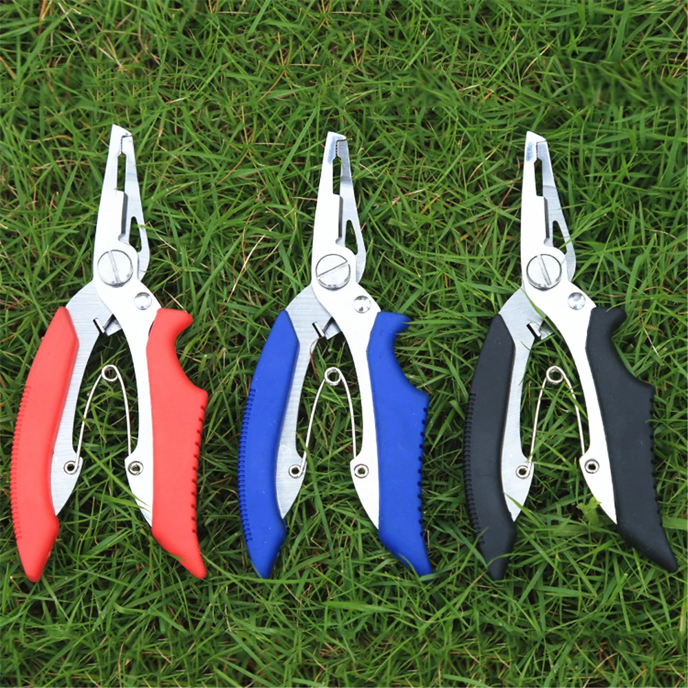 1pcs Fishing Pliers Line Cutter Hook Remover Folding Stainless