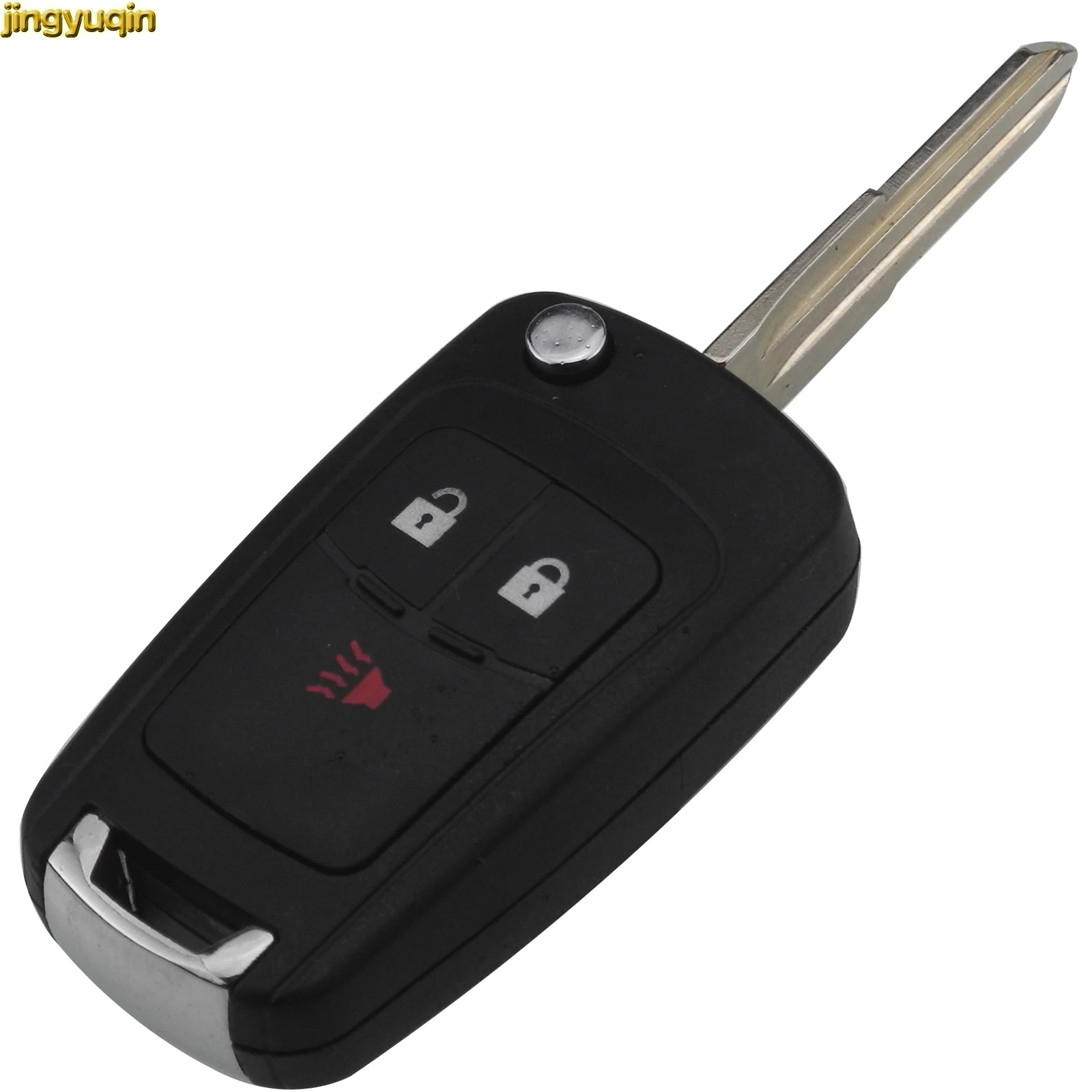 Jingyuqin флип Автомобильный ключ оболочка для CHEVROLET Cruze Spark Keyless 3 кнопки UncutCar