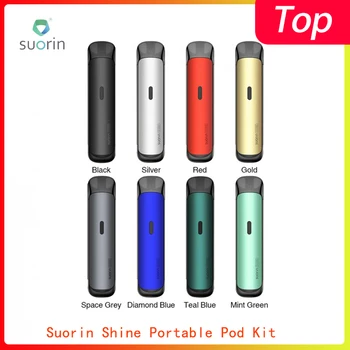 

Newest Suorin Shine Portable Pod Kit Built-in 700mAh battery with 2.0ml pod capacity e-cig vape kit