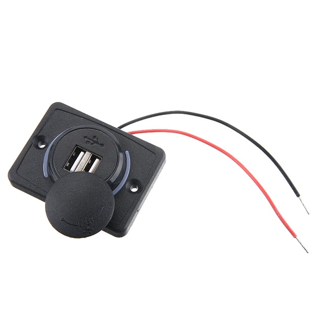 Chargeur USB 12-24V 3.1A, Prise De Port USB Facile à Utiliser, Prise USB De  Voiture, Pour Voiture De Camping-car 