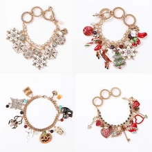 Dvacaman, новинка, Elk, мульти подвески, сделай сам, Санта, эпоксидная смола, креативная мода, индивидуальные браслеты для женщин, ювелирные изделия на Рождество, Хэллоуин