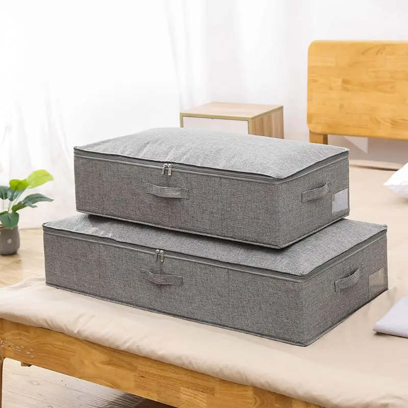 Under Bed Storage Containers Blankets Cloth Shoes Organizer Box With Lids X4yd Aliexpress Imall Cloth Shoes Organizer Box With Lids