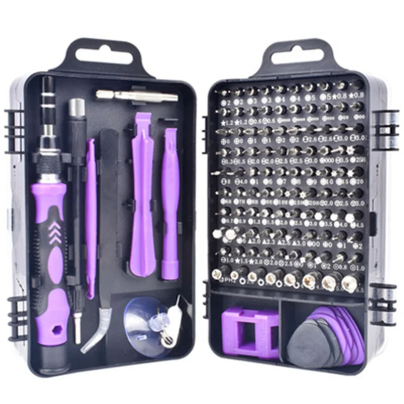 

110 In 1 Screwdriver Set Camera Precision Phone smartphone Computer Slotted Phillips Screwdriver Tools Hex Screw Driver Set