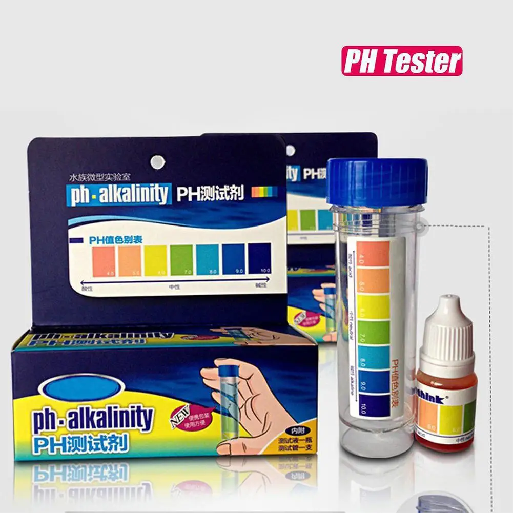 Aquarium Fish Tank PH NO2 NO3 Water Quality Tester Kit Aquarium Water Quality Tester