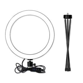 

Mobile Phone Holder Stand Makeup Tripod Light Beauty Ring Flash Video Live Led Ring Light Lamp Photograph