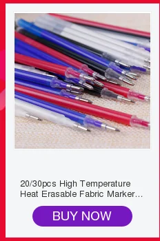 40 шт. термо стираемая ручка высокая температура исчезающая ткань маркер заправки с ящиком для хранения Ткань Ремесло пошив аксессуары