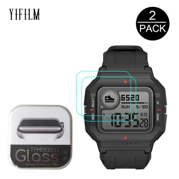 

2PCS 9H Anti-Scratch Glass For Huami AMAZFIT Neo Smart Watch Screen Protector Film For AMAZFIT Neo 2.5D HD Clear Tempered Glass