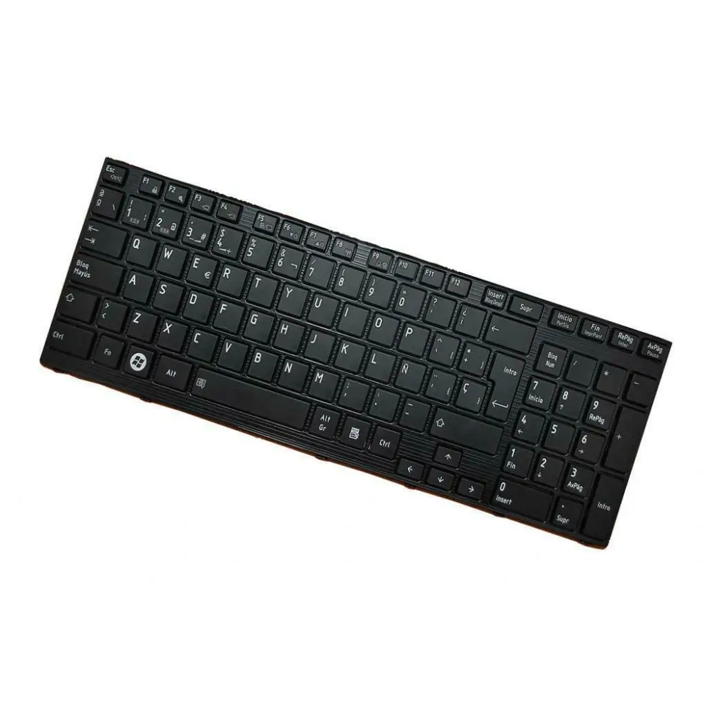 Испанская клавиатура для ноутбука Toshiba Satellite P750 P755 P755D P770 SP