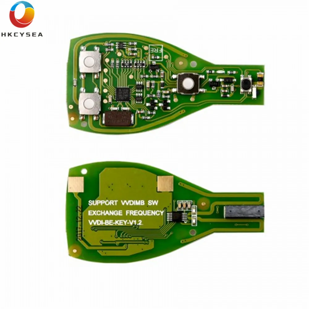 XHORSE VVDI быть Ключевые Pro для Benz V1.5 PCB дистанционного ключа чип улучшенная версия смарт-ключ оболочки с логотипом можете обменять MB BGA маркер