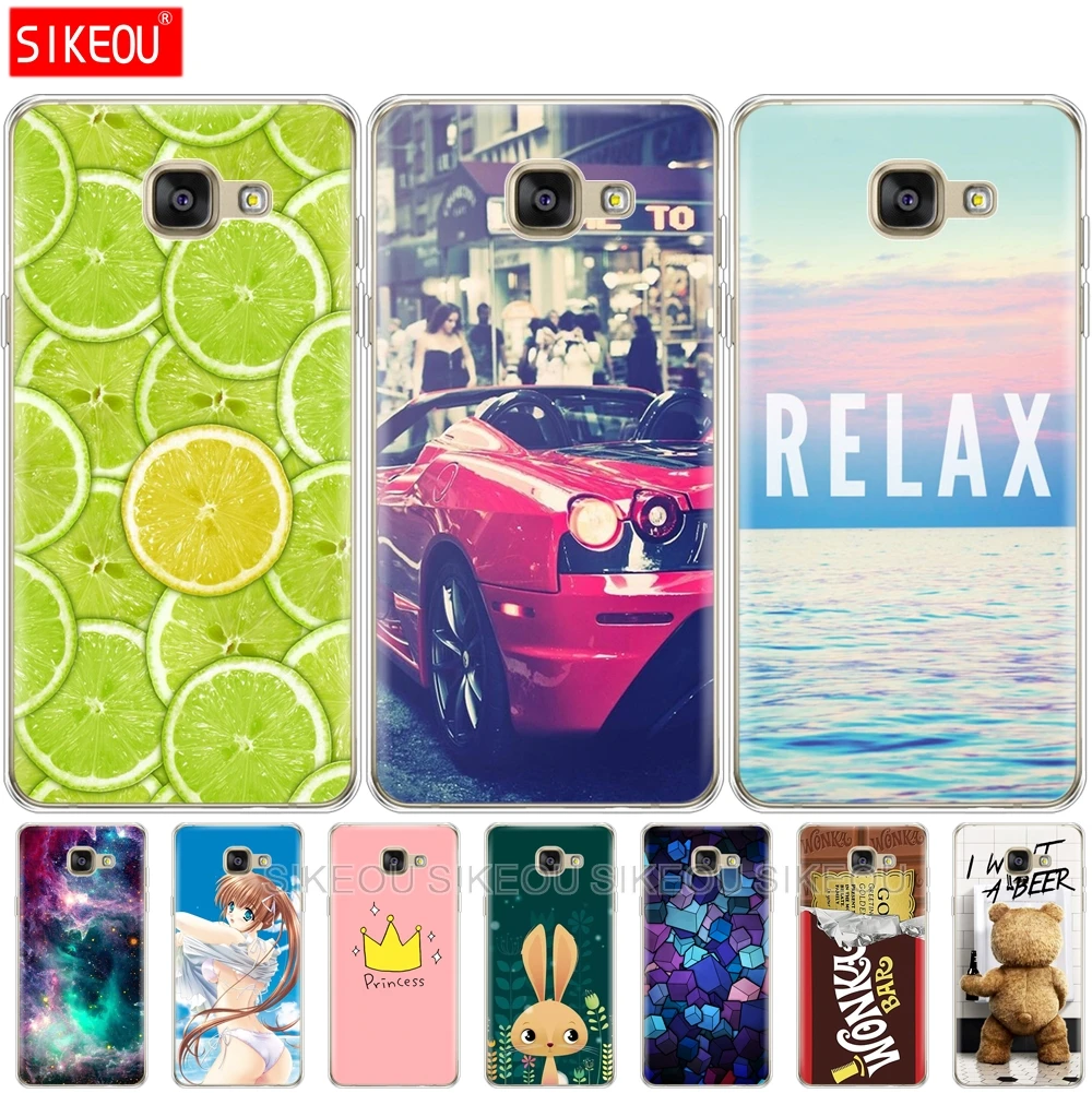 SIKEOU Tpu Cases For Samsung Galaxy A3 2016 Case Cover A310 A310H Phone Soft Silicon Protective FOR Funda |