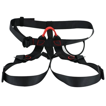 

HOT-Outdoor Camping Climbing Harness Seat Belts Sitting Rock Climbing Rappelling Tool Rock Climbing Accessory(Black)