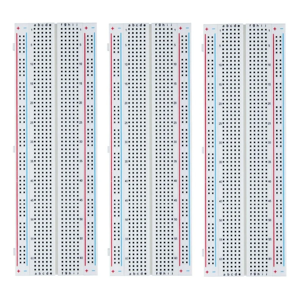 MB102 Prototype Breadboard For DIY KIT MB-102 Protoboard Test Develop Board PCB Bread Board 16.5X5.5CM 830 Holes Solderless