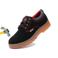 Рабочая обувь со стальным носком; защитная обувь из натуральной кожи; дышащие ботинки martin; легкая промышленная обувь для электросварщика