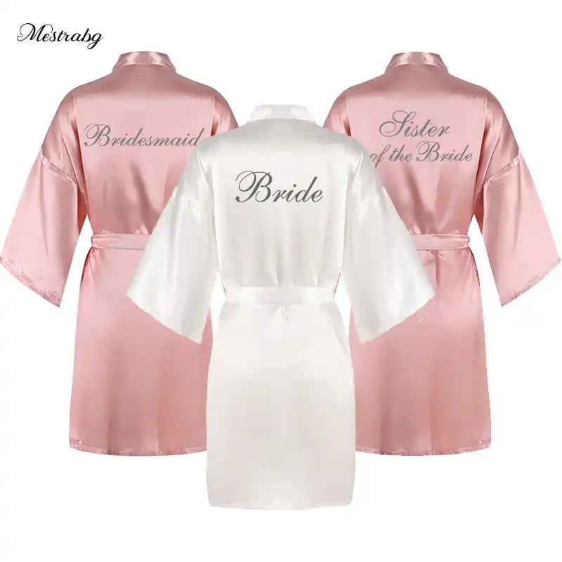 team bride dressing gown