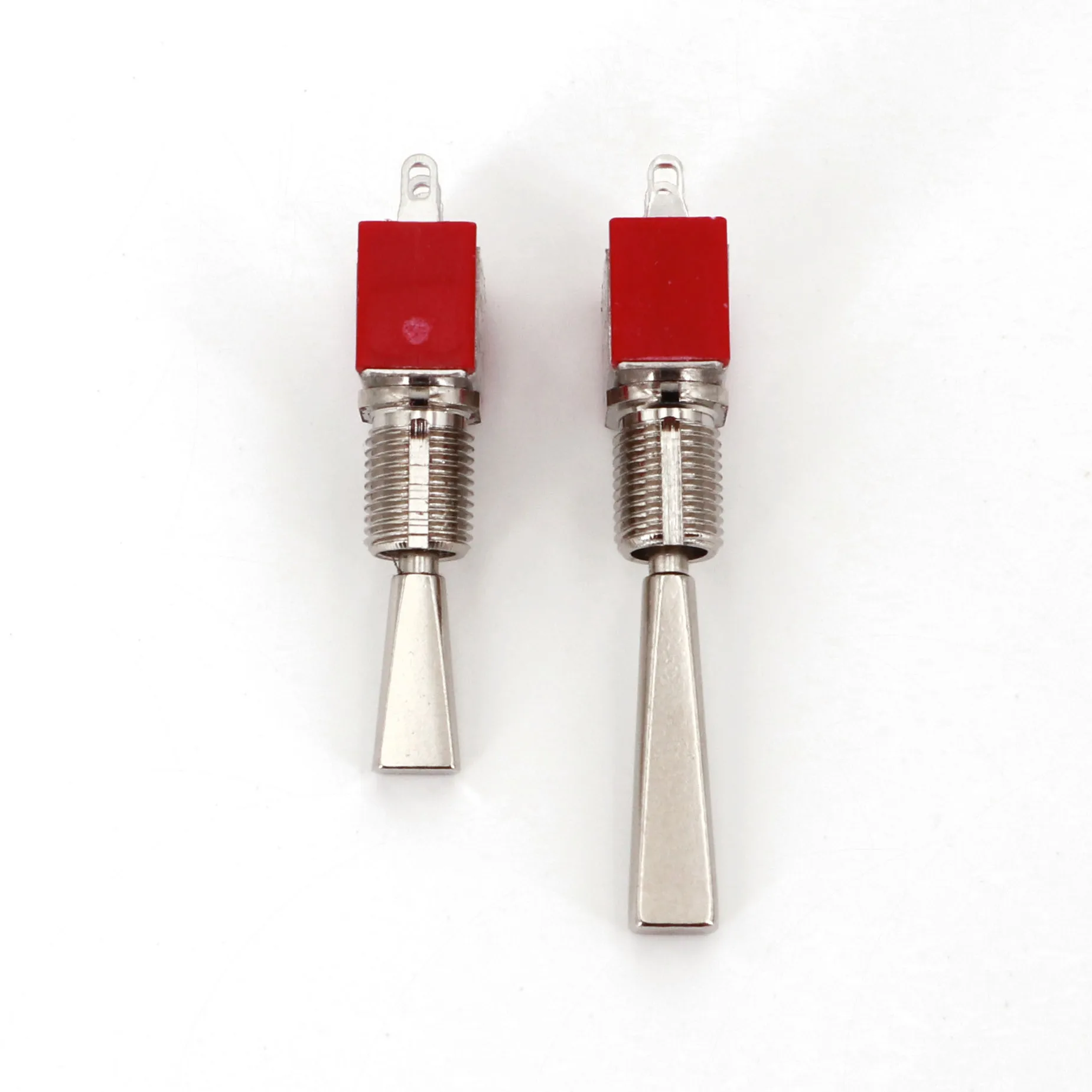 SH T80-T Series Flat Handle 6.35mm Panel Mount Mini Toggle Switch For RC Model Remote Controlller