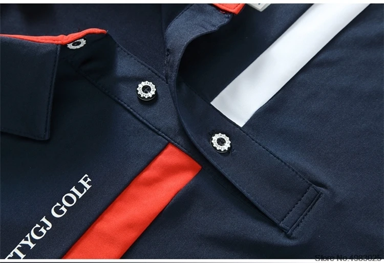 Pgm мужские рубашки с коротким рукавом для гольфа, летние спортивные рубашки для мышц, мужские быстросохнущие дышащие топы для тенниса, одежда для гольфа D0653