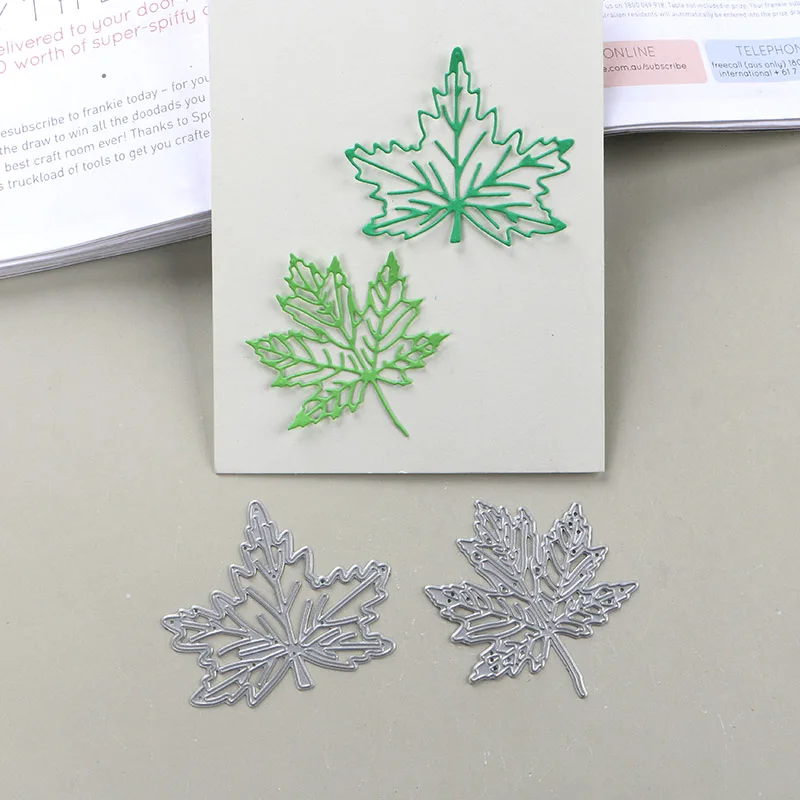 

DUOFEN METAL CUTTING DIES lace maple leaves stencil DIY Scrapbook Paper Album 2019 new