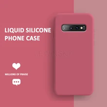 Жидкий силиконовый чехол для samsung Galaxy A50 A70 A40 A30 A60 M10 m30 m40 A40S A20 A80 A90 S10E S8 S9 S10 Примечание 10 Plus чехол Конфеты