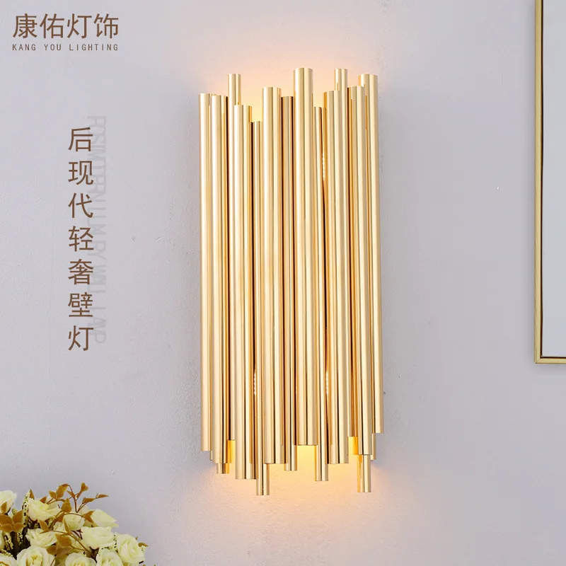 

Modern crystal wall lamp gold sconce lights AC110V 220V fashion luxury lustre living room bedroom light fixtures