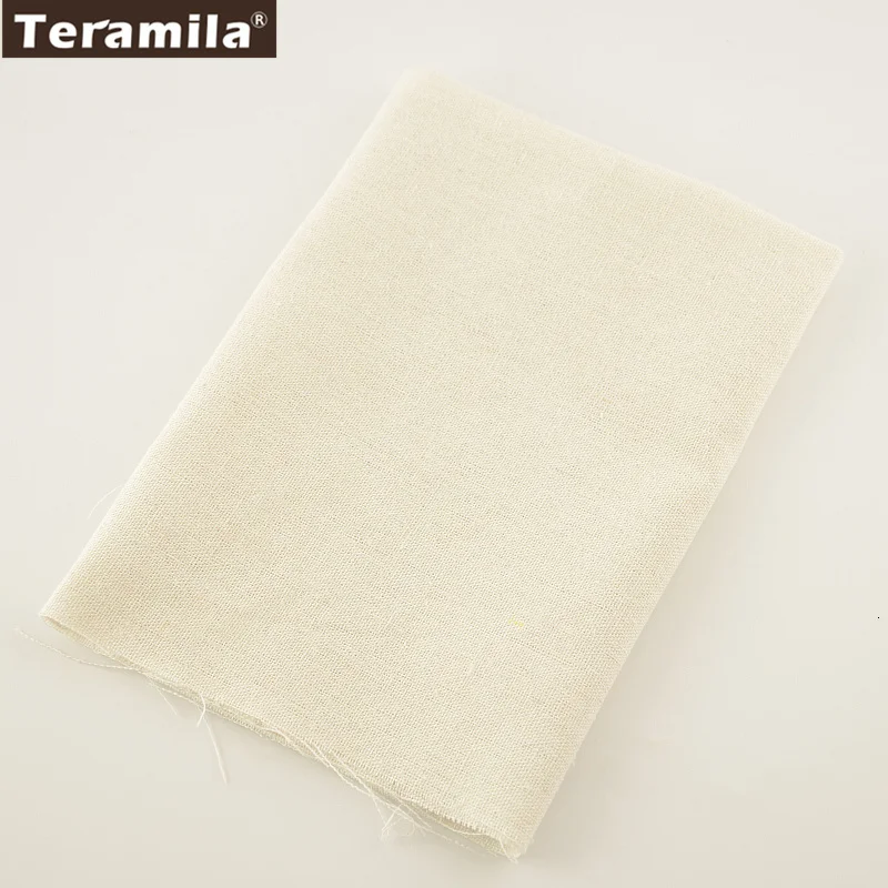 Принт Классический белый цвет хлопок льняная ткань TERAMILA материал Tissu скатерть подушка сумка домашний текстильный занавес Подушка