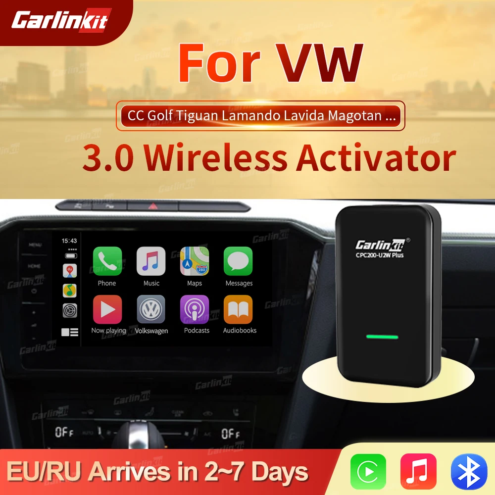Carlinkit 3.0 Wireless Carplay Adapter Auto for VW Golf 5 Tiguan Passat Touran Polo Bora CC Jetta Sagitar Car Accessories Iphone