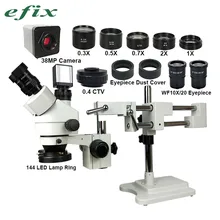 38MP 2,1-90X двойной стрелы Arm HDMI USB Тринокулярный Стерео паяльник объектив камеры микроскопа зум телефон Ремонт Инструменты