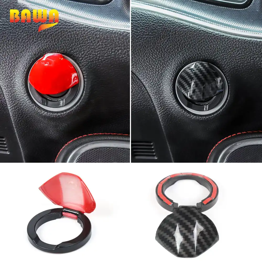 Bawa Car Engine Start Stop Switch Button Cover Stickers For Dodge Challenger 2015 Interior Mouldings For Dodge Charger 2015 Interior Mouldings Aliexpress