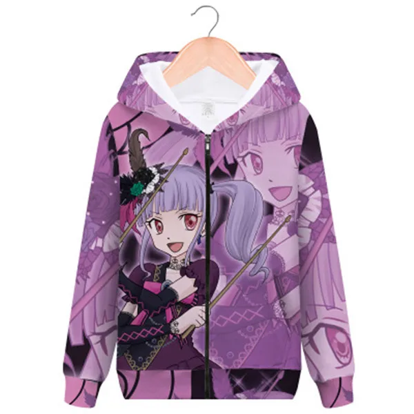 Style2 Kurumi Tokisaki толстовки аниме Дата живой 3D принт тонкий флис с капюшоном толстовки Аниме - Цвет: Style2