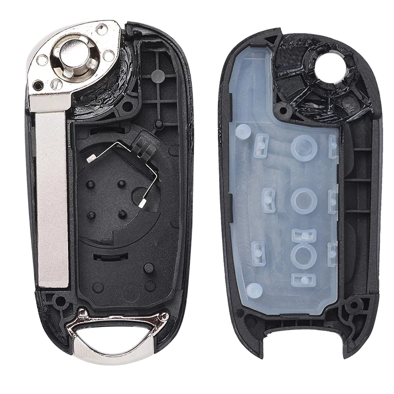 KEYECU Replacement Shell Flip Folding Remote Key Case 2Button for Opel/Vauxhall Astra K 2015 P/N: 13588683 key case car key shell key shell