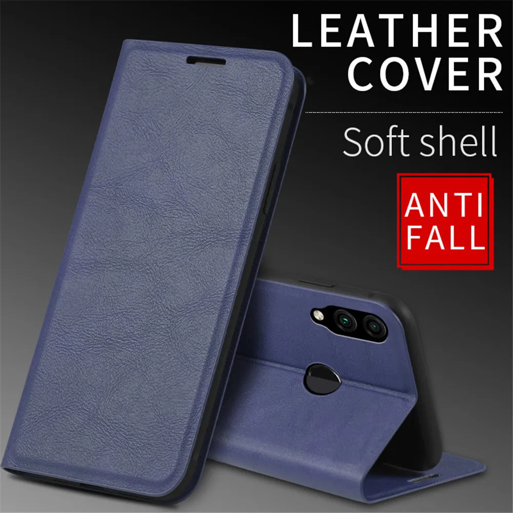 

New Vintage Leather Case For Huawei Honor 8X 8C Case Flip Auto Magnetic Wallet Book Cover For Huawei Enjoy 9 8 10 Plus Case Capa