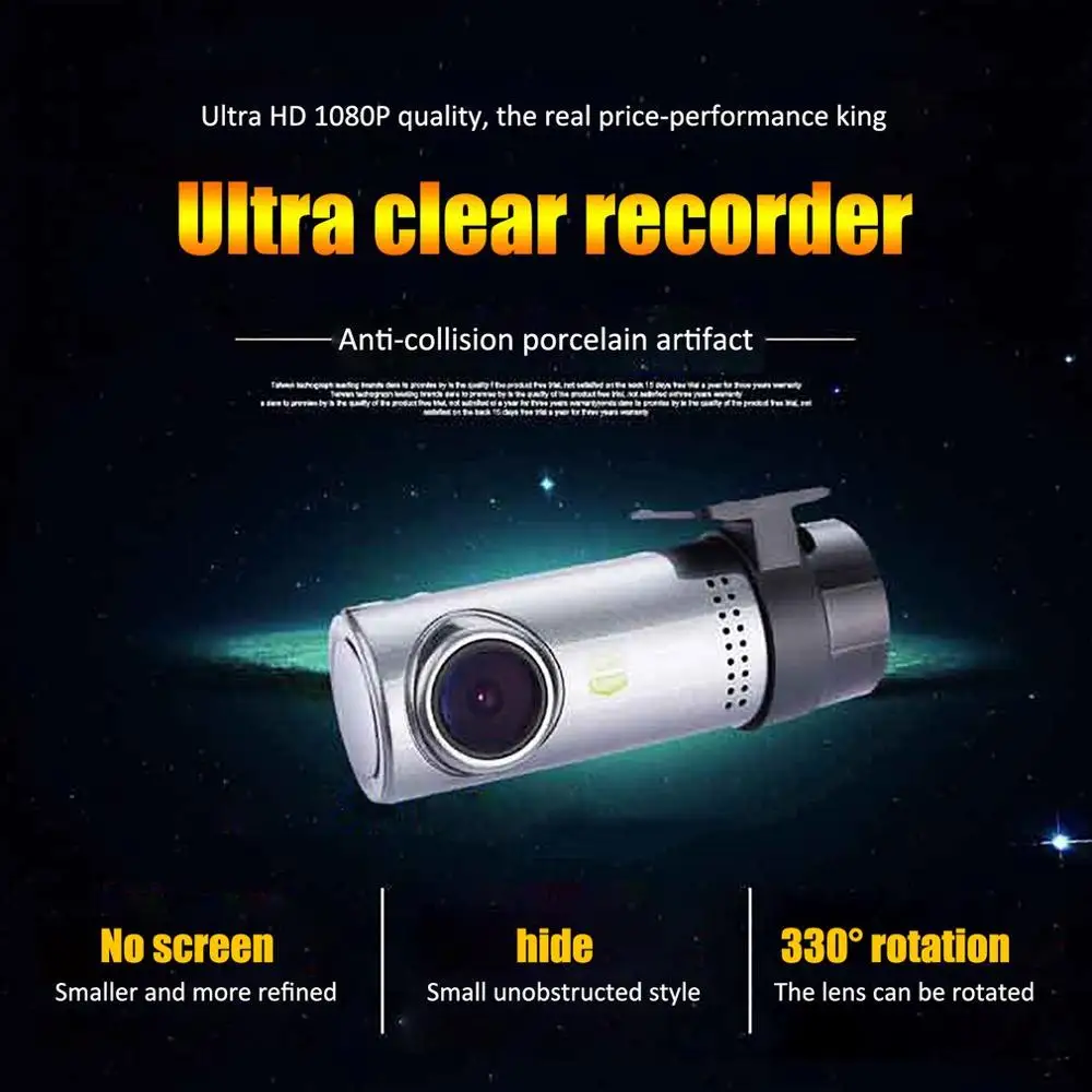 2019 Hot 1080P HD Mini Car Camera DVR Dash Cam Recorder with WiFi G-sensor Parking Mode Data Digital Video | Автомобили и