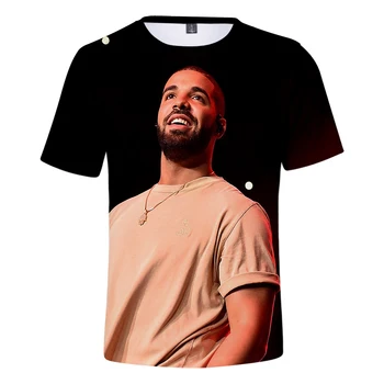 

2019 DRAKE t shirt Harajuku t shirt men streetwear harajuku Short Sleeve Kpop pops Tees Plus Size DRAKE t shirt streetwear