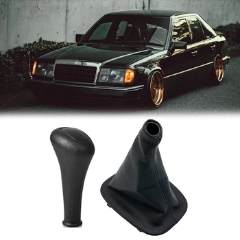 

5 Speed Gear Shift Knob Gaiter Boot Case Cover for Mercedes Benz C E S Class W124 S124 W126