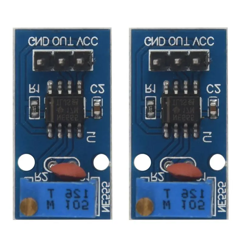 2PCS NE555 frequency adjustable pulse generator module | Электроника