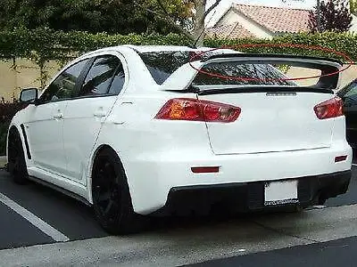Подходит для Mitsubishi Evolution EVO 10 X лоскут задний спойлер покрытие из углеродного волокна 1 шт