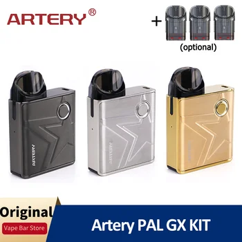 

Original Artery PAL GX pod Kit Electronic Cigarette Vape with 1000mAh built-in Battery 2ml Pod 1.3ohm Kanthal Coil vaporizer kit