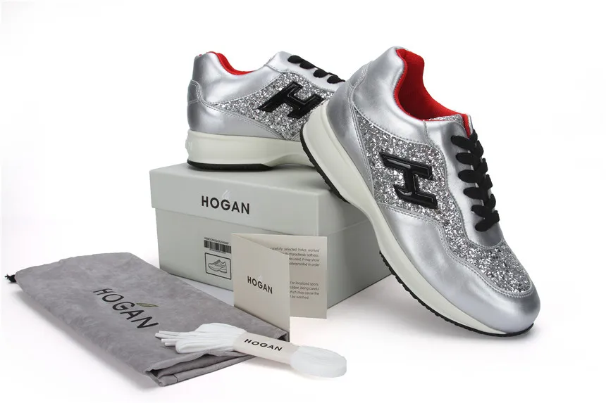 Hogan/ Роскошные туфли из натуральной кожи; Модные женские повседневные кроссовки; Роскошная обувь; женские дизайнерские кроссовки Basket Femme