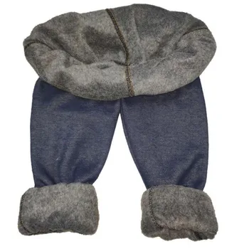 

Women's Winter Warm Leggings Ankle-Length Solid Pants High Waist Pants Plus Velvet Thickening Lady Plus Fat Pants Leggings