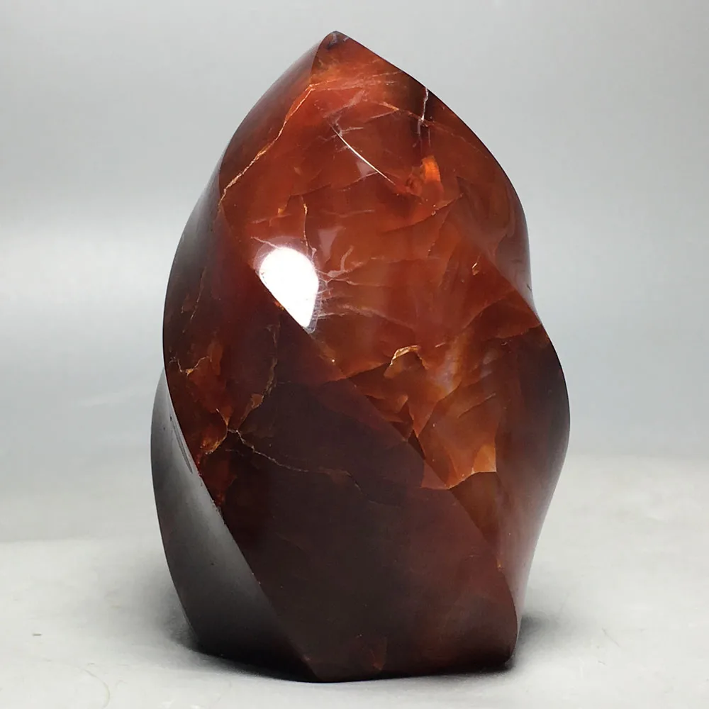 273g Flame profile Agate! NATURAL CARNELIAN Flame Profile QUARTZ CRYSTAL healing