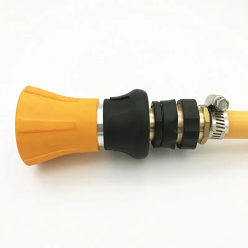 Garden High Pressure Water Spray Hose Nozzle Large Flow Sprinkler Adjustable Car Household Tools 2 Colors